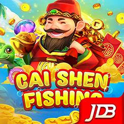 Cai Shen Fishing tile art